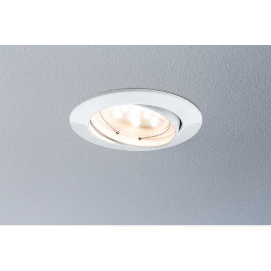 Paulmann 92765 - SADA 3x LED Podhľadové svietidlo COIN 3xLED/6,8W/230V biela