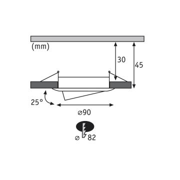 Paulmann 92817 - SADA 3xLED/7W IP23 Stmievateľné kúpeľňové podhľadové svietidlo COIN 230V