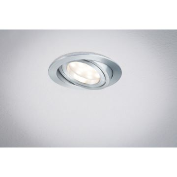 Paulmann 92832 - LED/7W Kúpeľňové podhľadové svietidlo COIN 230V