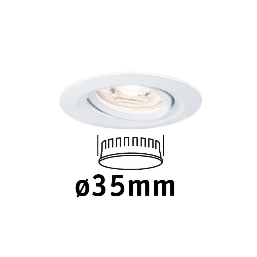 Paulmann 94292 - LED/4W IP23 Kúpeľňové podhľadové svietidlo COIN 230V