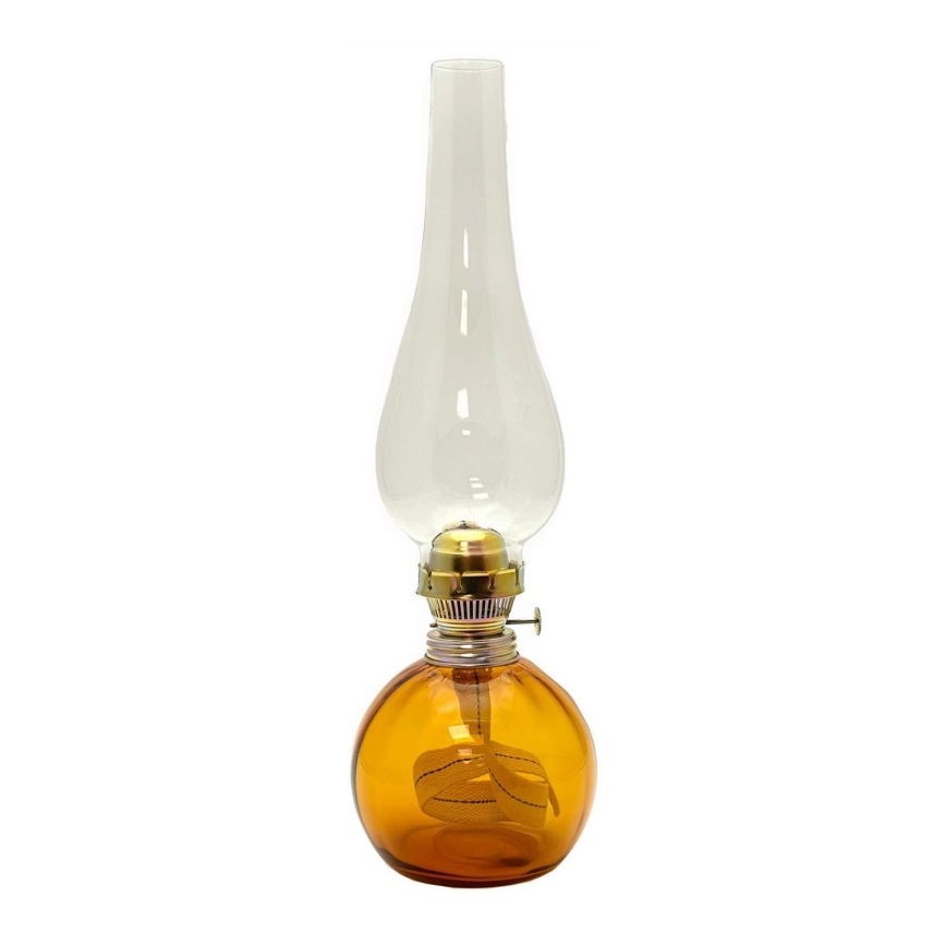 Petrolejová lampa BASIC 38 cm amber