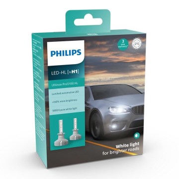 Philips 11258U51X2 - SADA 2x LED Autožiarovka Ultinon Pro5100 H1 P14,5s/12W/12/24V 5800K