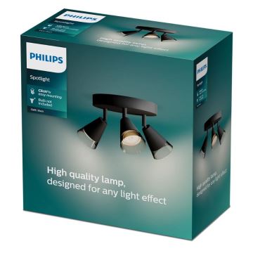 Philips - Bodové svietidlo CLEFT 3xGU10/5W/230V