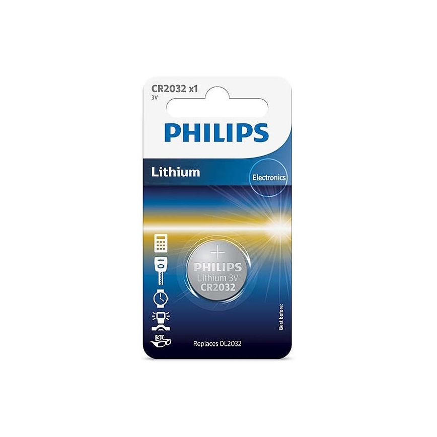Philips CR2032/01B - Lithiová batéria gombíková CR2032 MINICELLS 3V 240mAh