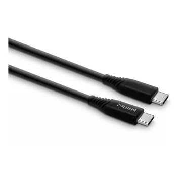 Philips DLC5206C/00 - USB kábel USB-C 3.0 konektor 2m čierna/šedá
