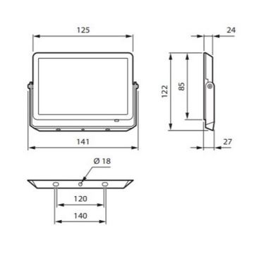 Philips - LED Reflektor DECOFLOOD LED/20W/230V IP65