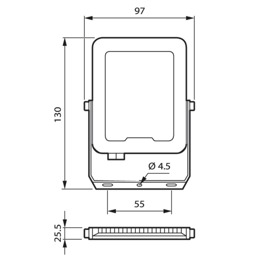 Philips - LED Reflektor LED/20W/230V 3000K IP65