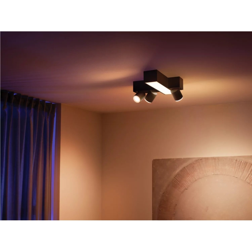 Philips - LED RGBW Stmievateľné bodové svietidlo Hue CENTRIS 3xGU10/4,2W/230V + LED/11W 2000-6500K