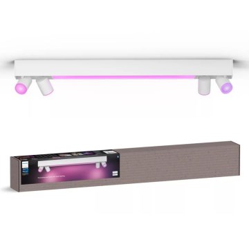 Philips - LED RGBW Stmievateľné bodové svietidlo Hue CENTRIS 4xGU10/4,2W/230V + LED/11W 2000-6500K