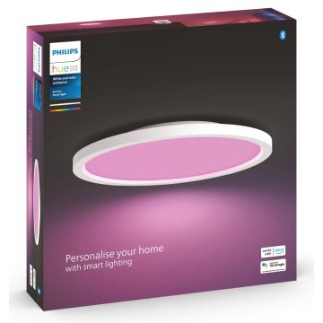 Philips - LED RGBW Stmievateľné stropné svietidlo Hue SURIMU LED/40W/230V