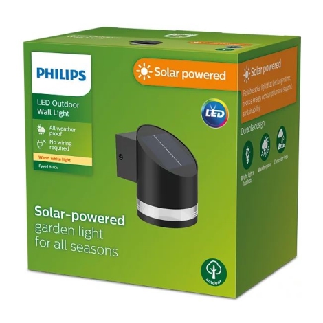 Philips - LED Solárne nástenné svietidlo FYCE LED/1,5W/3,7V IP44
