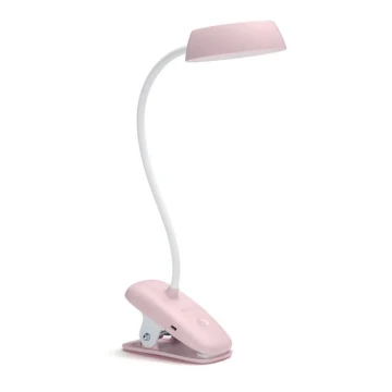 Philips - LED Stmievateľná lampa s klipom DONUTCLIP LED/3W/5V CRI 90 růžová