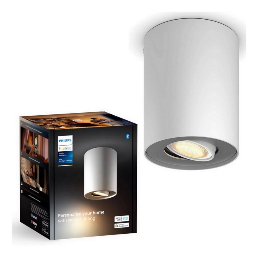 Philips - LED Stmievateľné bodové svietidlo Hue PILLAR 1xGU10/4,2W/230V 2200-6500K biela