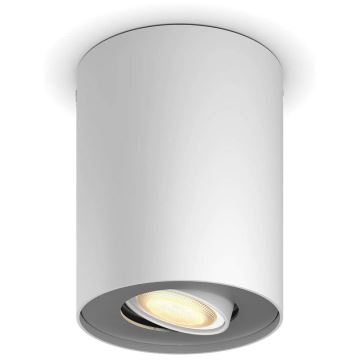 Philips - LED Stmievateľné bodové svietidlo Hue PILLAR 1xGU10/4,2W/230V 2200-6500K biela