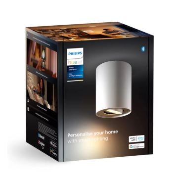 Philips - LED Stmievateľné bodové svietidlo Hue PILLAR 1xGU10/4,2W/230V 2200-6500K biela