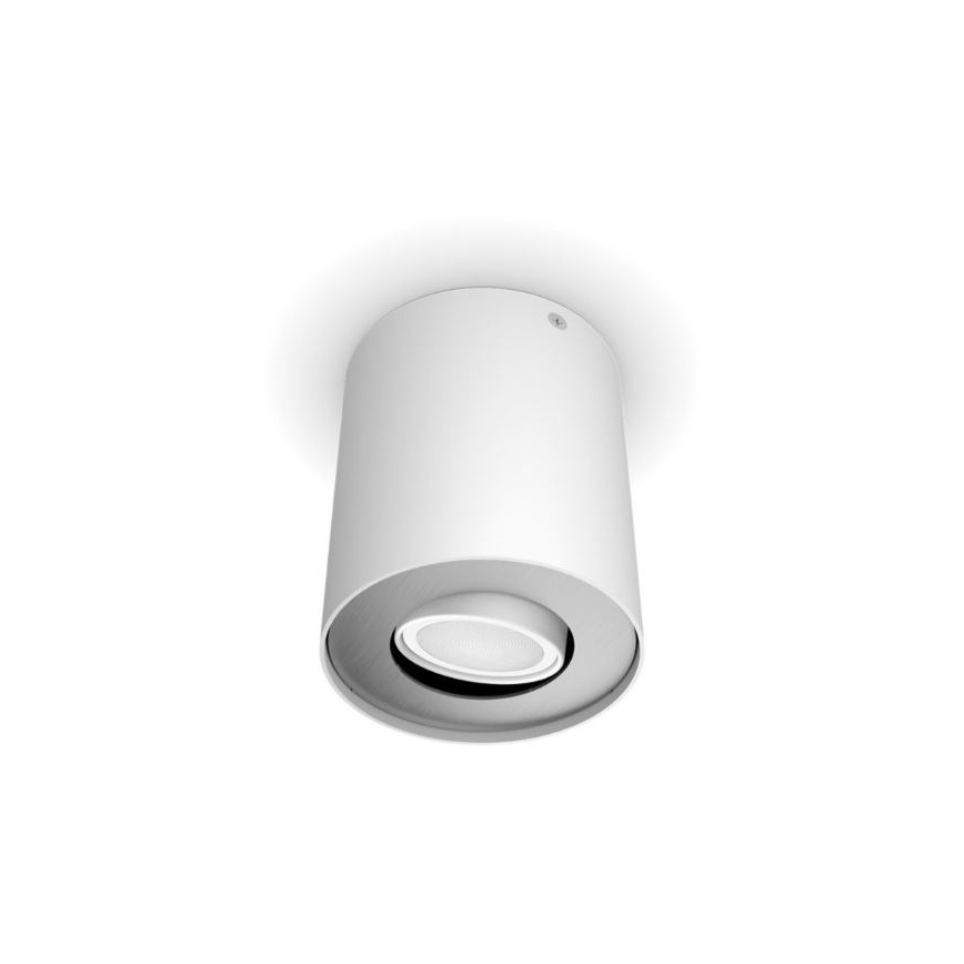 Philips - LED Stmievateľné bodové svietidlo Hue PILLAR 1xGU10/4,2W/230V 2200-6500K + diaľkové ovládanie biela