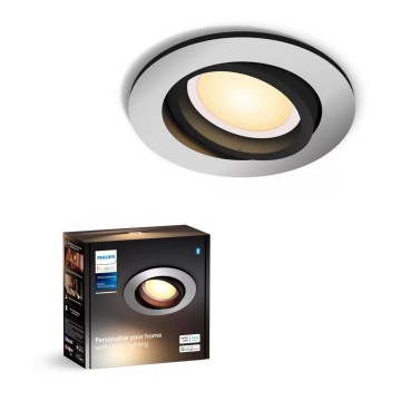 Philips - LED Stmievateľné podhľadové svietidlo Hue MILLISKIN 1xGU10/4,2W/230V 2200-6500K