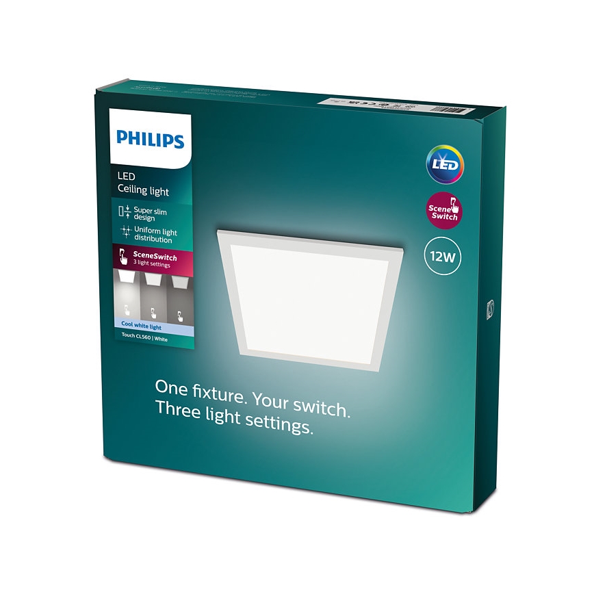 Philips - LED Stmievateľné stropné svietidlo SCENE SWITCH LED/12W/230V 4000K