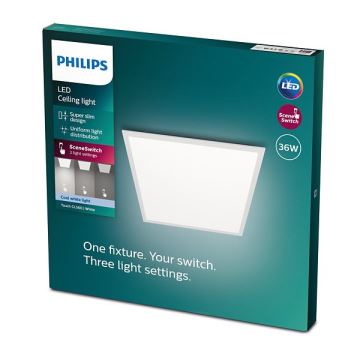 Philips - LED Stmievateľné stropné svietidlo SCENE SWITCH LED/36W/230V 4000K