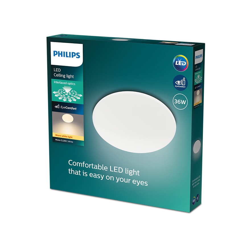 Philips - LED Stropné svietidlo MOIRE LED/36W/230V 2700K