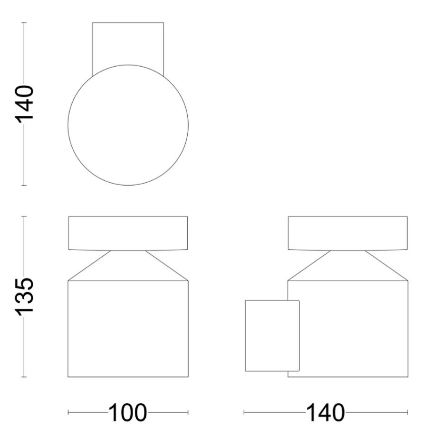 Philips - LED Vonkajšie nástenné svietidlo LAVEN LED/6W/230V 2700K IP44