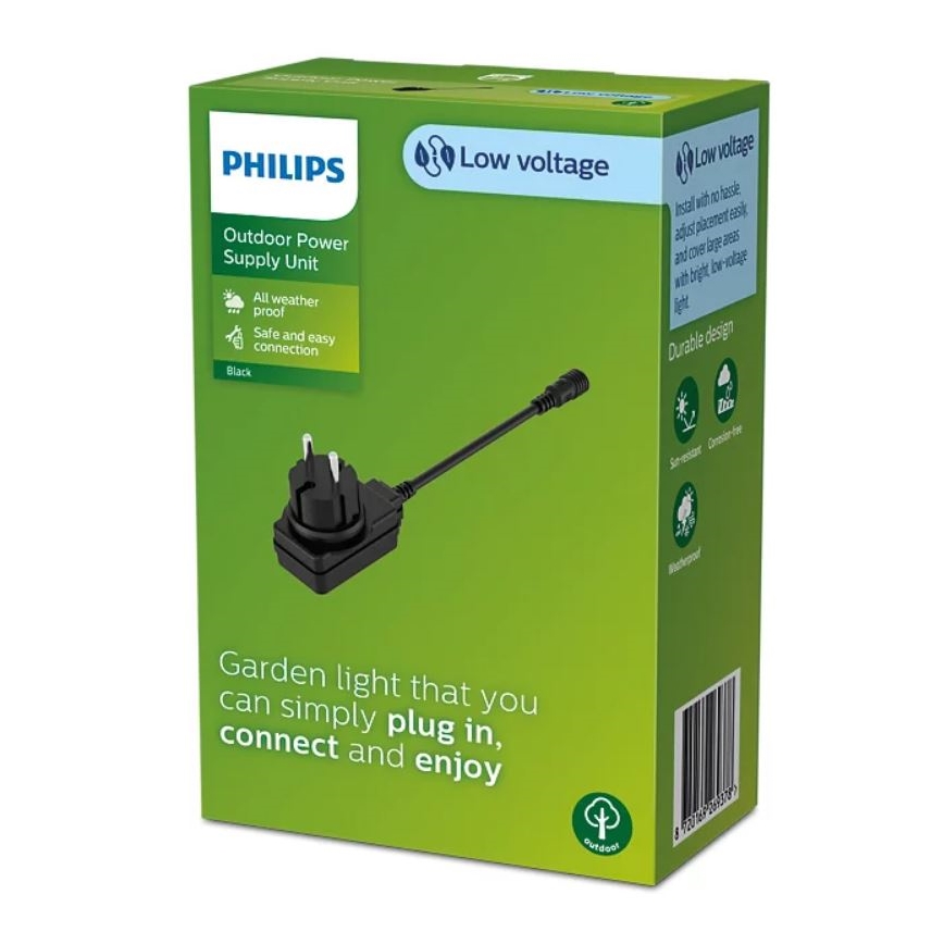 Philips - Vonkajší napájací sieťový adaptér GARDENLINK 12W/24/230V IP44