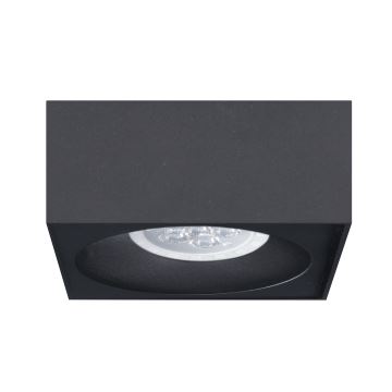 Podhľadové bodové svietidlo BALI 1xGU5,3/MR16/25W/12V hranatý čierna