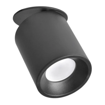 Podhľadové bodové svietidlo HARON 1xGU10/10W/230V čierna