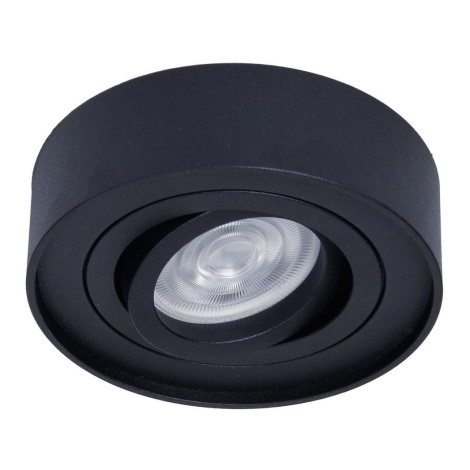 Podhľadové bodové svietidlo NUSA 1xGU5,3/MR16/50W/12V guľatý čierna