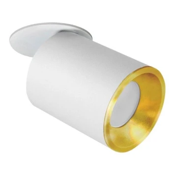 Podhľadové bodové svietidlo PALLAS 1xGU10/10W/230V biela/zlatá