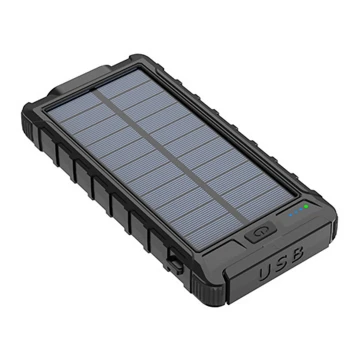 Powerbanka so solárnou baterkou a kompasom 10000mAh 3,7V