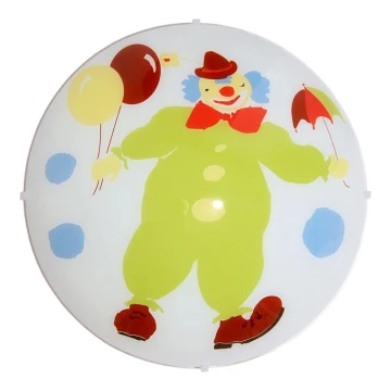 Prezent 1366 - Náhradné sklo CLOWN E27