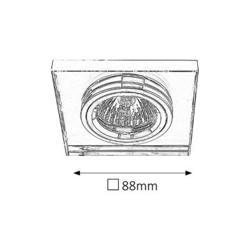 Rabalux - Podhĺadové svietidlo 1xGU5,3/50W/12V