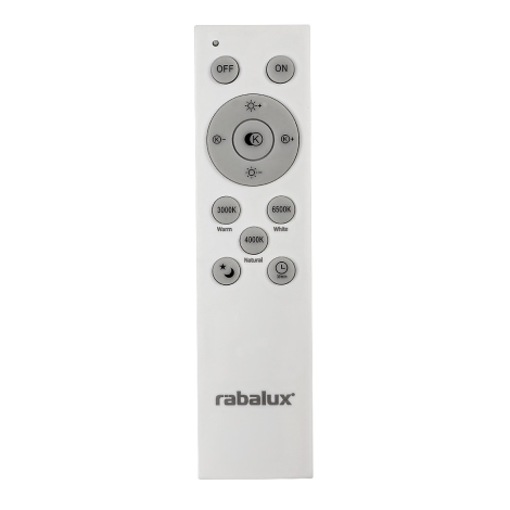 Rabalux - LED Stmievateľné stropné svietidlo LED/40W/230V 3000-6500K čierna + diaľkové ovládanie