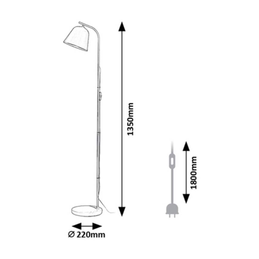 Rabalux - Stojacia lampa 1xE27/25W/230V