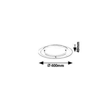 LED Stropné svietidlo LED/18W/230V