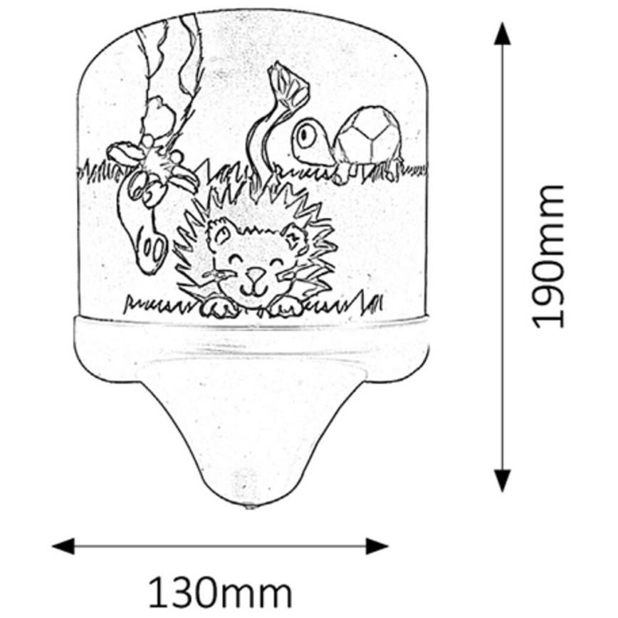 Rabalux - Detské nástenné svietidlo E14/7W