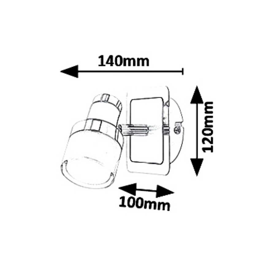 Rabalux 5021 - LED Nástenné bodové svietidlo HAROLD LED/5W/230V IP44