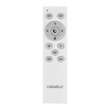 Rabalux - LED RGB Stmievateľné stropné svietidlo LED/24W/230V Wi-Fi 3000-6500K pr. 39,5 cm + diaľkové ovládanie