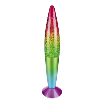 Rabalux 7008 - Stolná lampa Glitter Rainbow 1xE14/25W/230V