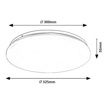 Rabalux - LED Stropné svietidlo LED/18W/230V 4000K 32 cm