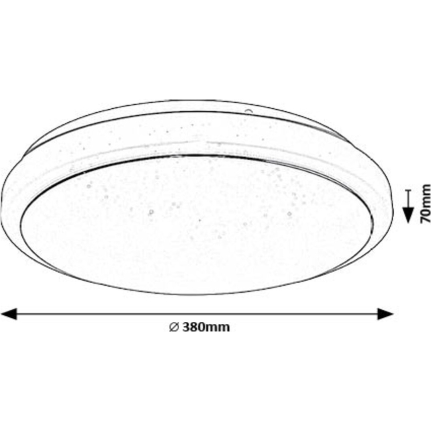 Rabalux - LED Stropné svietidlo LED/24W/230V 3000K pr. 38 cm