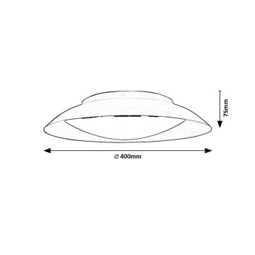 Rabalux - LED Stropné svietidlo LED/24W/230V 3000K pr. 40 cm