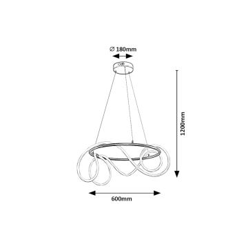 Rabalux - LED Luster na lanku LED/54W/230V