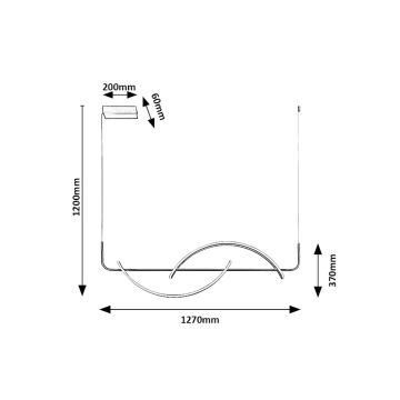 Rabalux - LED Luster na lanku LED/35W/230V