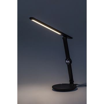 Rabalux - LED Stmievateľná dotyková stolná lampa s displejom LED/9W/230V 3000/4000/6500K