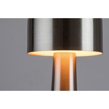 Rabalux - LED Nabíjacia dotyková stolná lampa LED/2,7W/5V 1200mAh 3000/4000/6000K chróm