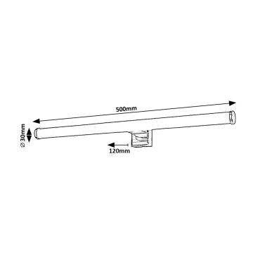 Rabalux - LED Kúpeľňové osvetlenie zrkadla LED/9W/230V IP44 4000K