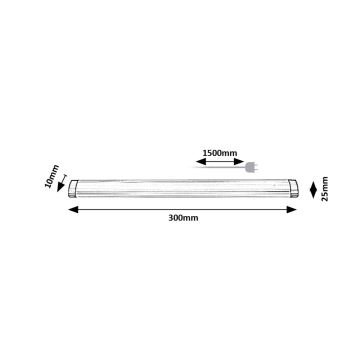 Rabalux - LED Stmievateľné podlinkové svietidlo LED/3W/230V 4000K 30 cm