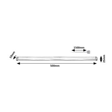 Rabalux - LED Stmievateľné podlinkové svietidlo LED/5W/230V 4000K 50 cm